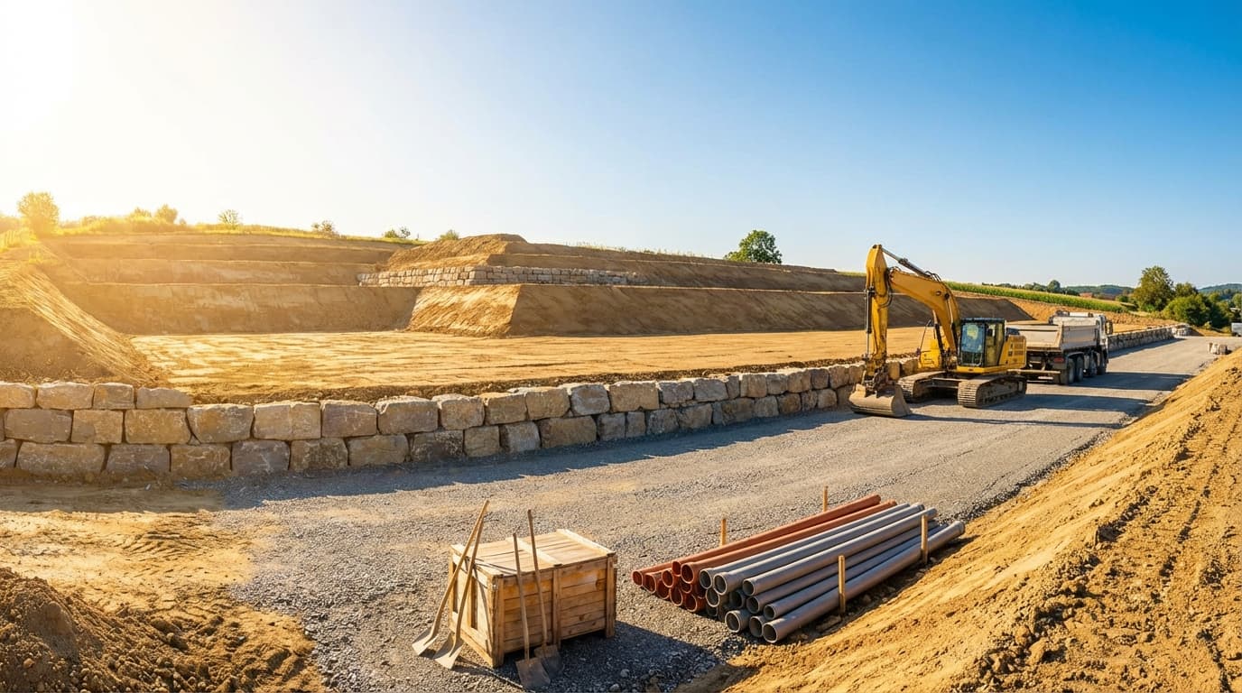 Travail professionnel en excavation par Excavation Serge Richer et Fils Senc